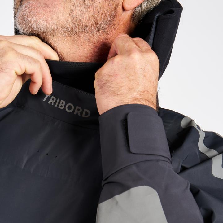 Produktbild Tribord Schlupfjacke Segeln Herren lang Offshore Pro Series dunkelgrau (L)