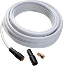 Actual product image Vivanco SAT connection cable set, 110dB, 30m, white (110 dB, Antenna cable)