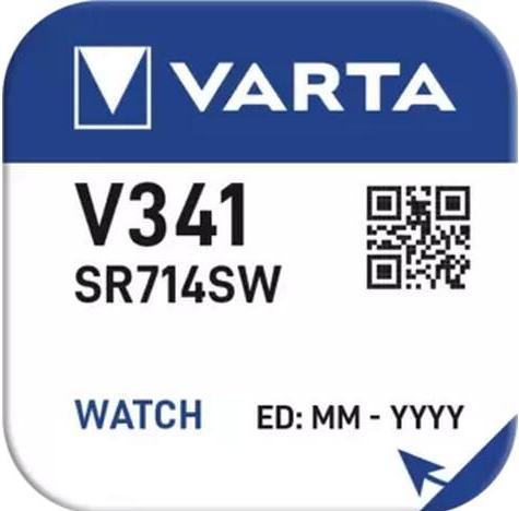 Image du produit Varta Pile bouton V341, 1.55V, 10pcs (1 pcs, SR714SW, 15 mAh)