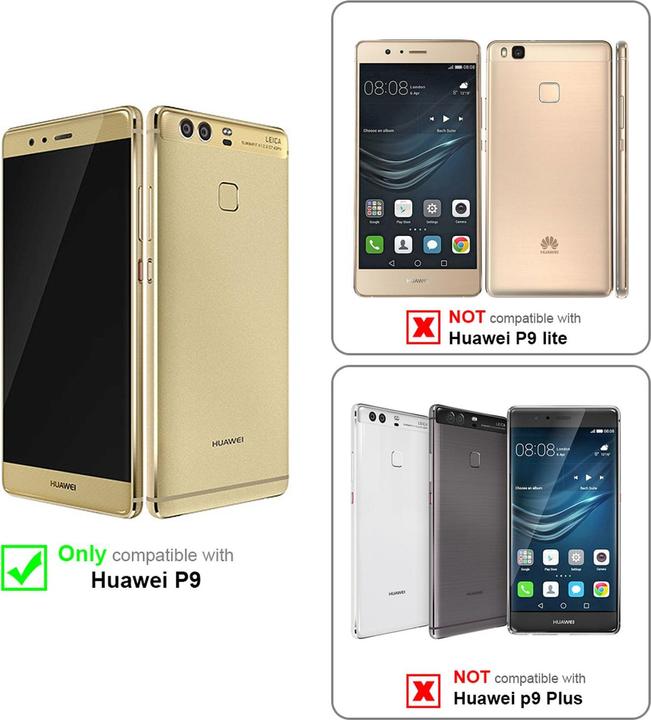 Productafbeelding Cadorabo Boek Onzichtbare Magneethoes (Huawei P9)