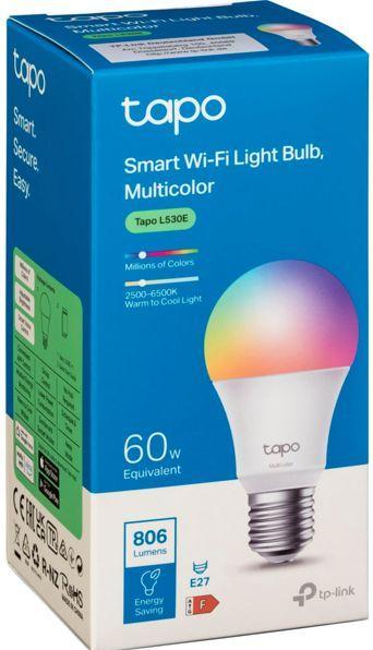 Produktbild TP-Link Tapo L530E (1-pack) (E27, 8.70 W, 806 lm, 1 x, F)
