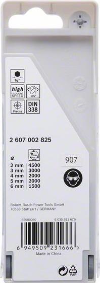 Produktbild Bosch Professional Zubehör HSS PointTeQ Sechskantbohrer-Set, 9-tlg., 2–8 mm (2 mm, 2.5 mm, 3 mm, 3.5 mm, 4 mm, 5 mm, 6 mm, 7 mm, 8 mm)