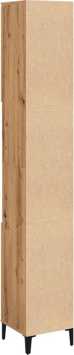 Actual product image VidaXL Bathroom cabinet Tall cabinet Bathroom cabinet Bathroom furniture Cabinet Artisan oak