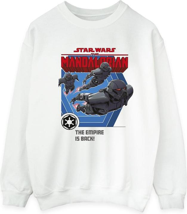 Actual product image Star Wars Mens The Mandalorian Empire Is Back Sweatshirt (XXL)