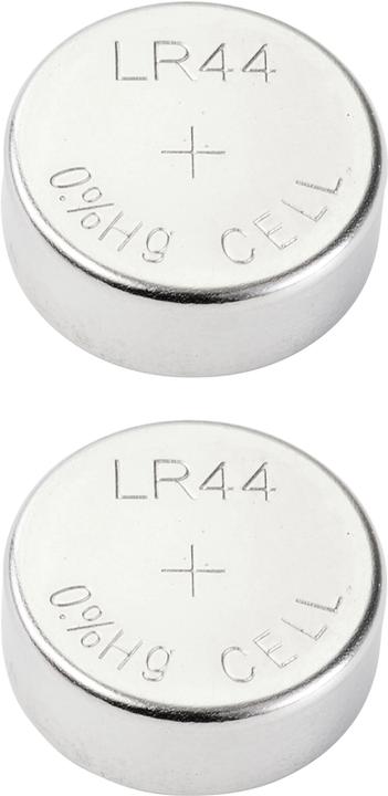 Actual product image Voltcraft AG13 button cell LR 44 alkaline manganese 140 mAh 1.5 V 2 pcs. (2 pcs., LR44, 140 mAh)