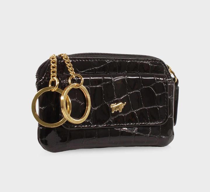 Actual product image Braun Büffel Verona leather key case 11 cm