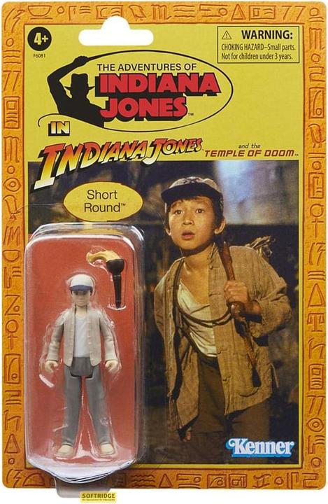 Actual product image Hasbro Indiana Jones Retro Collection figurine Short Round (Temple maudit) 10 cm