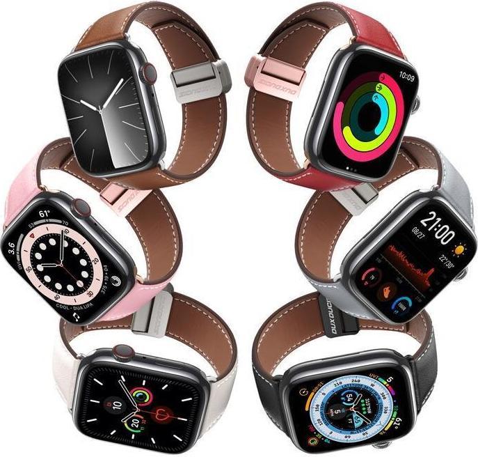 Immagine prodotto Dux Ducis Cinturino YA (38 mm, 40 mm, 41 mm, Vera pelle, Apple Watch Series 1, Apple Watch Series 2, Apple Watch Series 3, Apple Watch Serie 4, Apple Watch Serie 5, Apple Watch Serie 6, Apple Watch Series 7, Apple Watch Series 8, Apple Watch Series 9, Apple Watch SE)