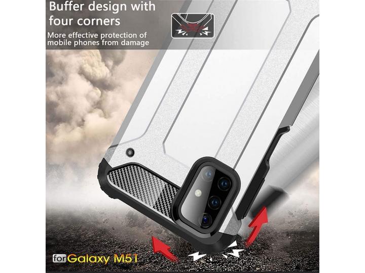 Produktbild Screenguard AdventureCase Samsung Galaxy M51 Hybrid Hülle (Samsung Galaxy M51)