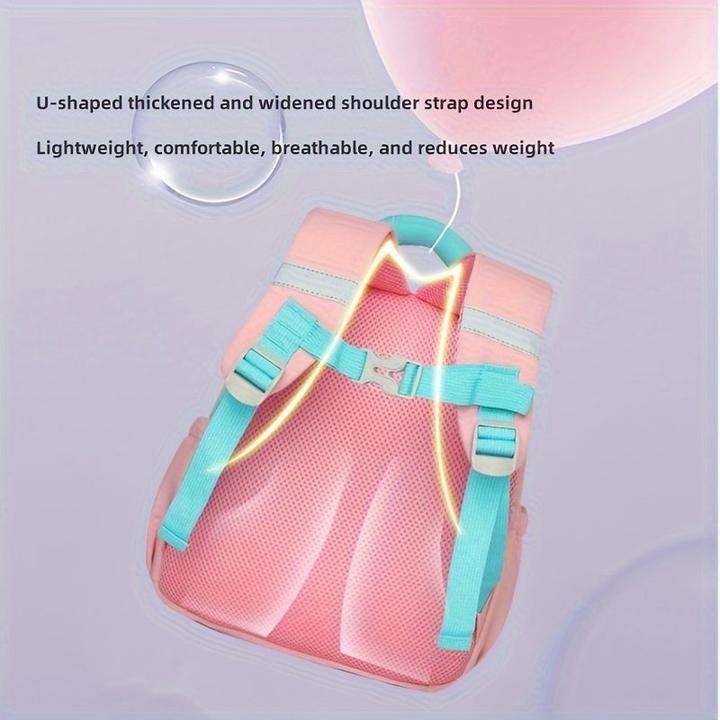 Produktbild Only-Bags.Store Casual Fashion Farbe Clashing Knapsack mit verstellbaren Riemen und grosse Kapazität, Zip Up, Obst