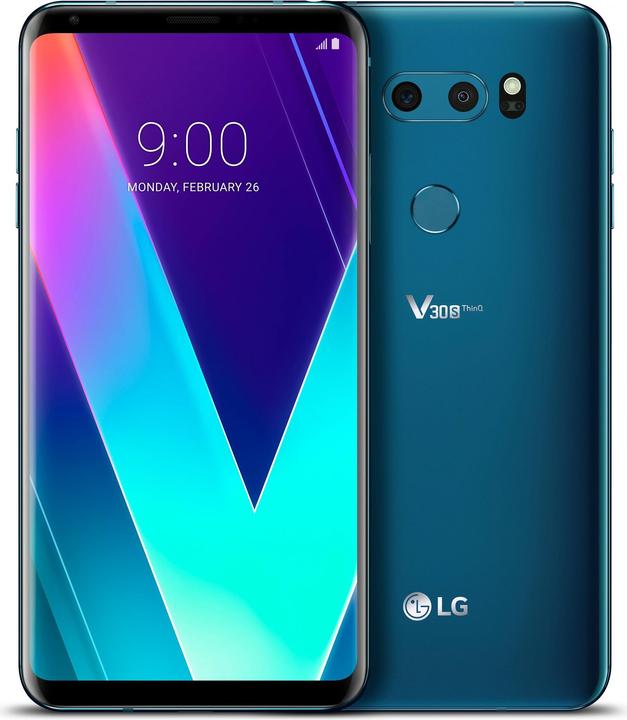 LG V30S ThinkQ (128 GB, Moroccan Blue, 6", 16 Mpx, 4G)