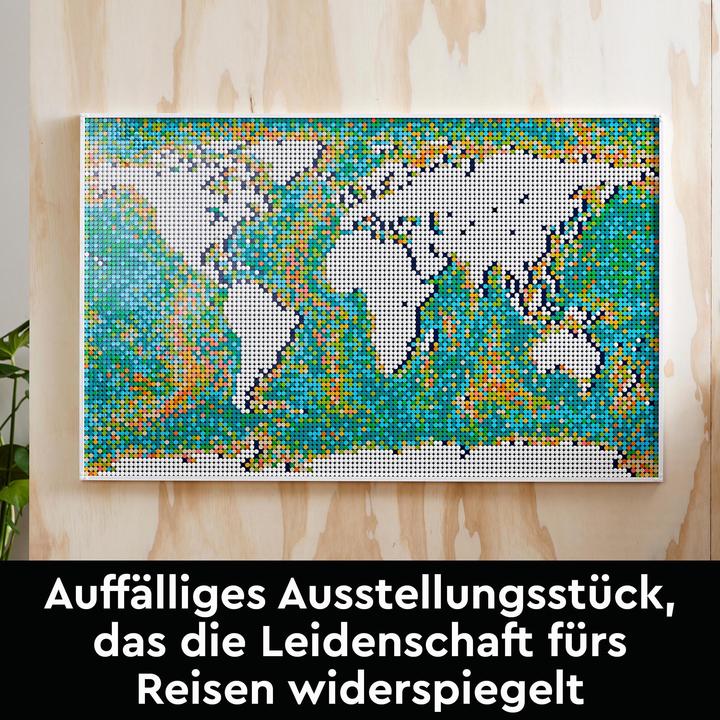 Produktbild LEGO Weltkarte (31203, LEGO Art, LEGO Seltene Sets)