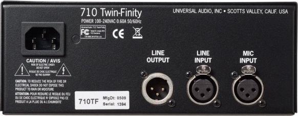 Actual product image Audio 710 Twin-Finity hybrid microfoonvoorversterker