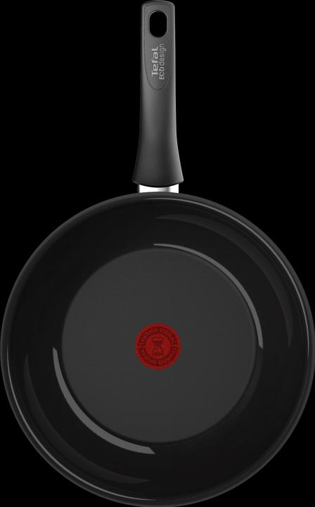 Produktbild Tefal Wokpfanne Bratpfanne Renew Black On 28cm (28 cm, Wok Pfanne, Aluminium, Keramik)