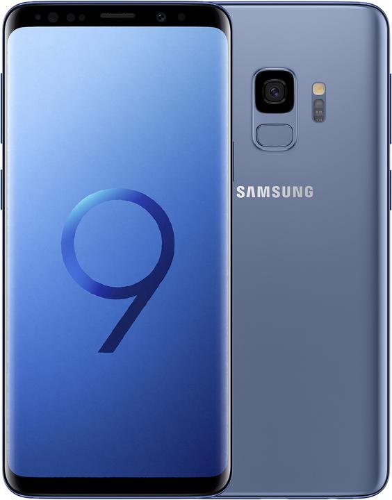 Samsung Galaxy S9 (64 GB, Coral Blue, 5.80", Hybrid Dual SIM, 12 Mpx, 4G)