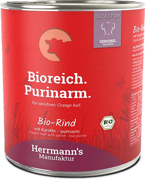 Actual product image Herrmanns Beef with carrots (Adult, 800 g)