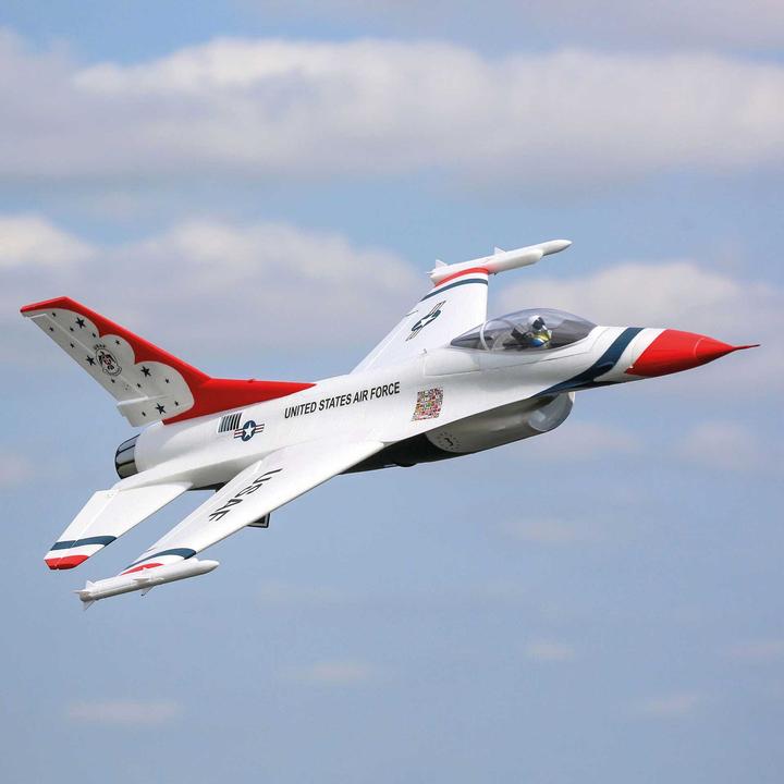 Immagine prodotto E-Flite FLIEGER F-16 THUNDERBIRD 813mm EP BNB mit AS3X/SAFE TECHNOLOGY BNF BASIC (Jet)