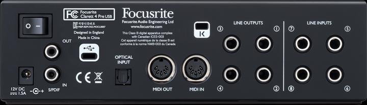 Produktbild Focusrite Clarett 4Pre (USB)