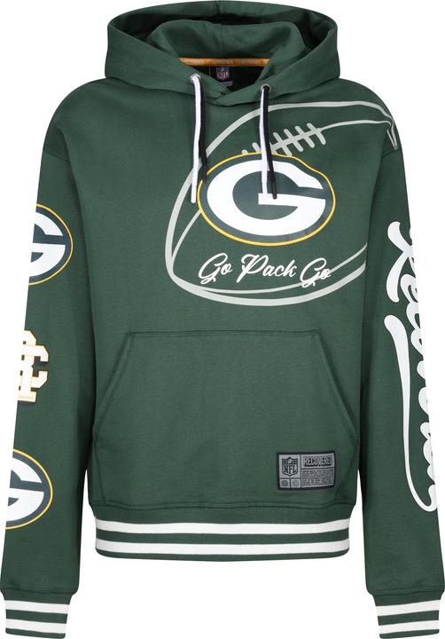 Actual product image Recovered Re:covered Fleece Hoody - PATCHES Green Bay Packers (XXL)