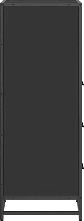 Produktbild VidaXL Badschrank Schwarz 35x37,5x100 cm Holzwerkstoff