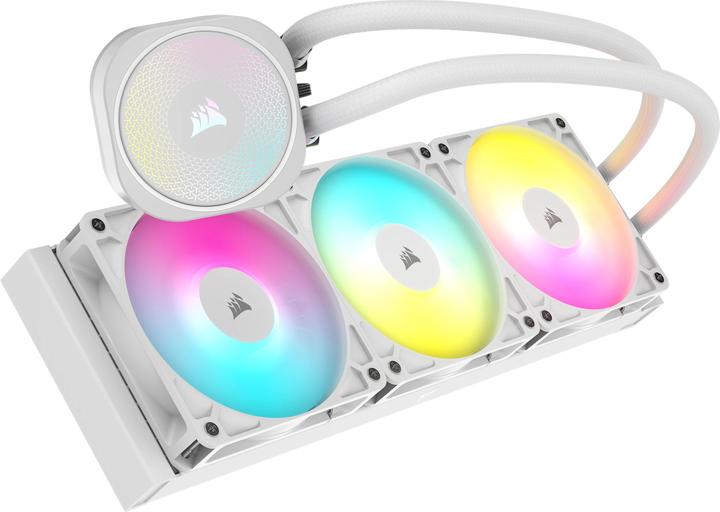 Actual product image Corsair NAUTILUS 360 ARGB White, 360mm Radiator, Liquid CPU Cooler