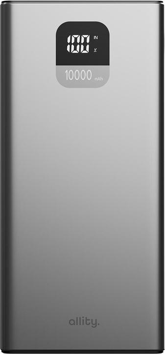 Actual product image Allity power bank APB-100 PD QC 22.5W 10000 mAh gray (10000 mAh, 22.50 W)