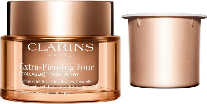 Immagine prodotto Clarins Extra-Firming Jour (COLLAGEN)³ TECHNOLOGY Crème Toutes Peaux Refill (50 ml, Crema da giorno)