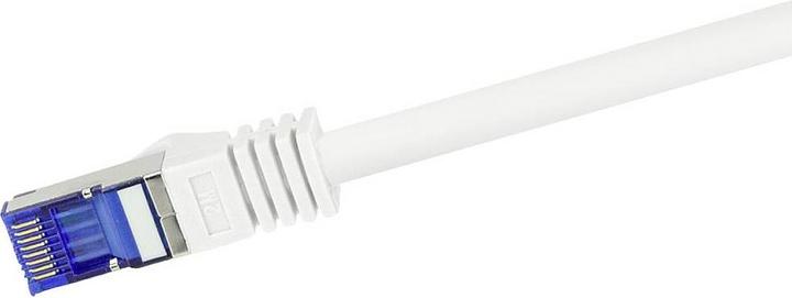 Actual product image LogiLink Patch cord Ultraflex, Cat.6A, S/FTP, 10 m, white withCat.7 raw cable, extra flexible & soft cable m (S/FTP, CAT6a, 10 m)