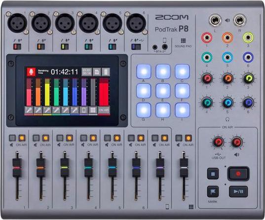 Produktbild Zoom P8 Podtrak Podcast Station mit Speicherkarte (Diverse)