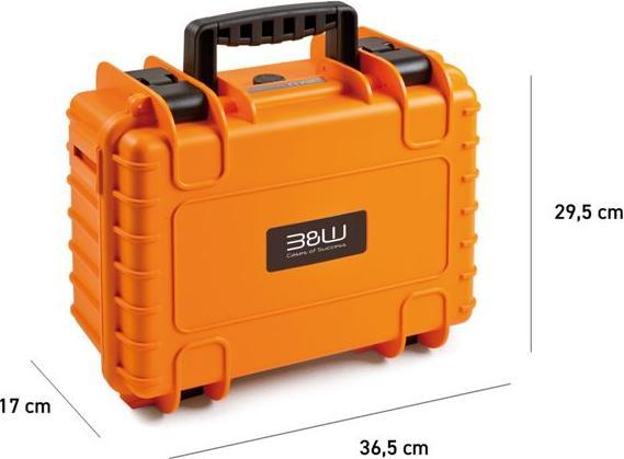 Actual product image B&W International B&W drone.case PP.117 orange für DJI Flip (Drone case, DJI Flip)
