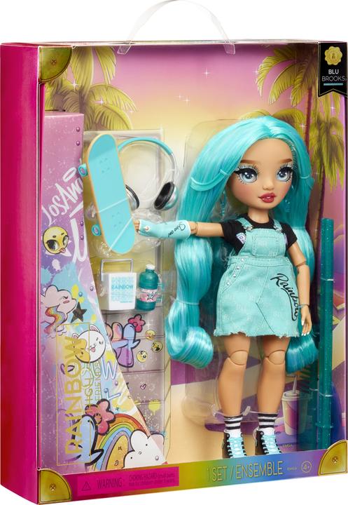 Immagine prodotto MGA Rainbow High New Friends Fashion Doll- Blu Brooks (verde acqua)
