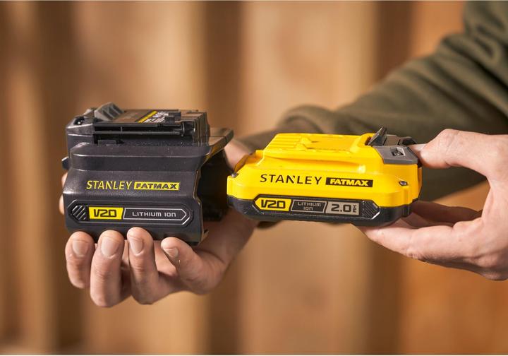 Actual product image Stanley V20 / 18 Li battery adapter for 1.5 Ah + 2.0 Ah (18 V)