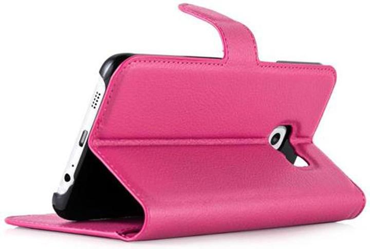 Actual product image Cadorabo Book with stand function cover (Samsung Galaxy S6 Edge)