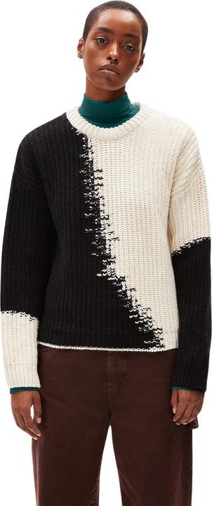Image du produit Armedangels Long Sleeve Miyaar Pullover Round Neck Black/Oat (L)