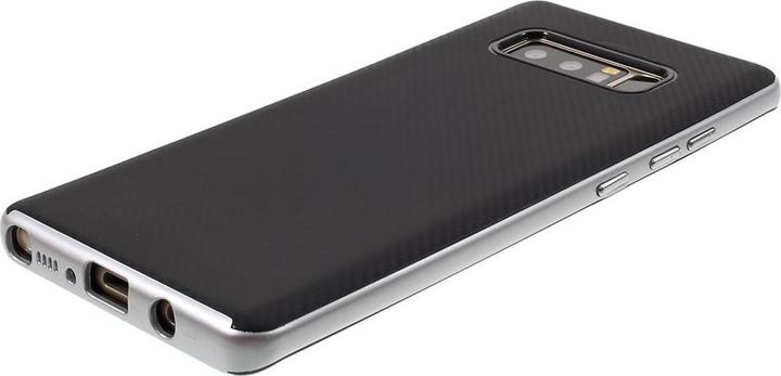 Produktbild König Design Handyhülle für Samsung Galaxy S6 Edge Schutzcase Backcover Bumper Etuis Silber (Samsung Galaxy S6 Edge)