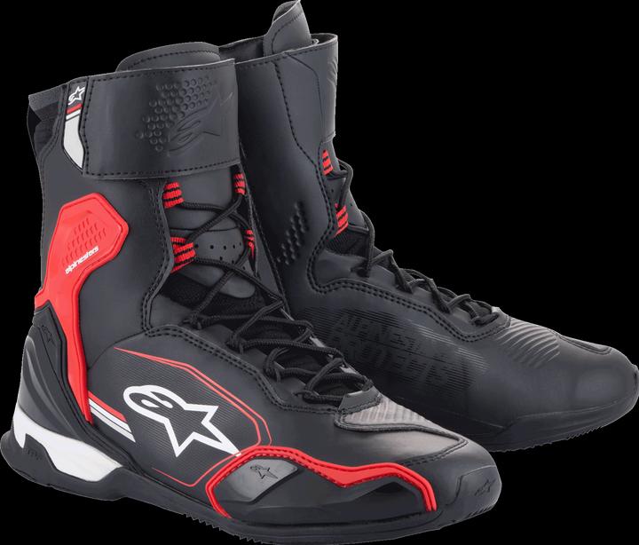 black light red white