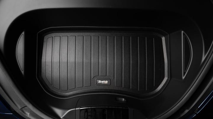 Actual product image 2befair Premium Gummimatte Frunk (Kofferraum vorne) für das Tesla Model 3
