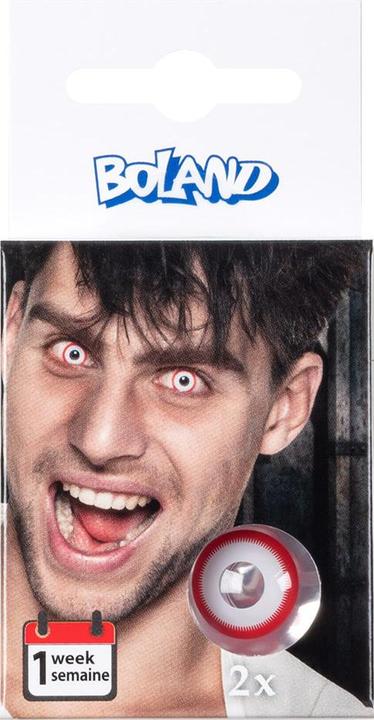 Produktbild Magni Kontaktlinsen 1 Woche Psycho (rot-weiss)