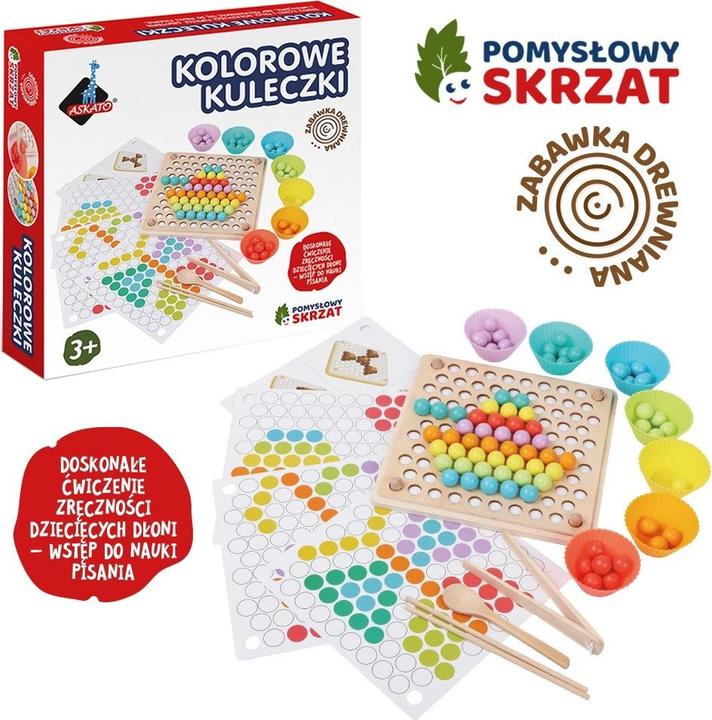 Actual product image Askato An ingenious gnome - colourful baubles (Polish)