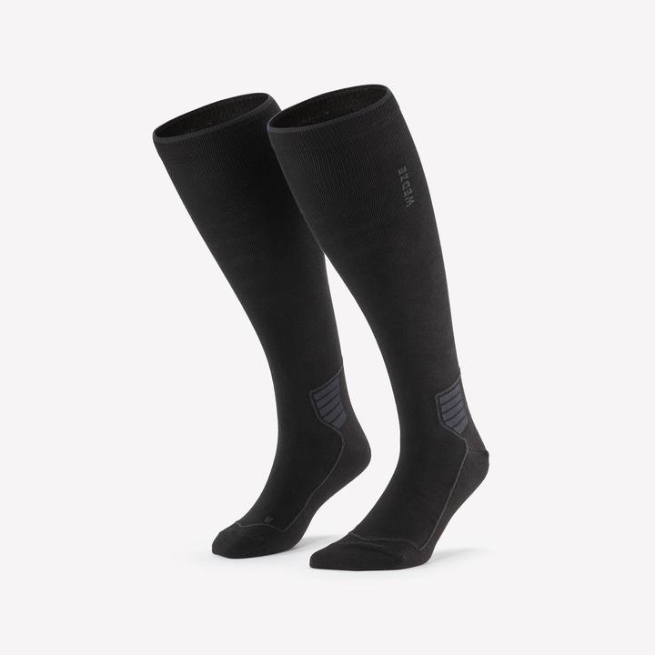 Produktbild Wedze Ski-Unterziehsocken Erwachsene - 900 schwarz Seide (44, 46)