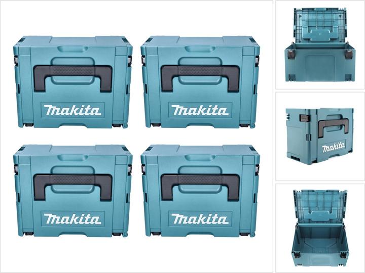 Produktbild Makita MAKPAC Gr. 3 Kunststoffkoffer 395 x 295 xÂ 215 mm 4 Stk. ( 4x 821551-8 ) (4 Teile)