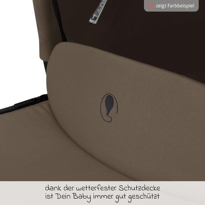 Produktbild ABC Design Kombikinderwagen Kombi-Kinderwagen Samba 2 inkl. Babywanne