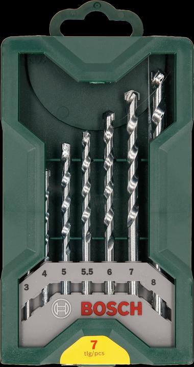 Immagine prodotto Bosch Zubehör Set di trapani a rotazione per pietra 7 pezzi (4 mm, 3 mm, 5,5 mm, 5 mm, 6 mm, 7 mm, 8 mm)