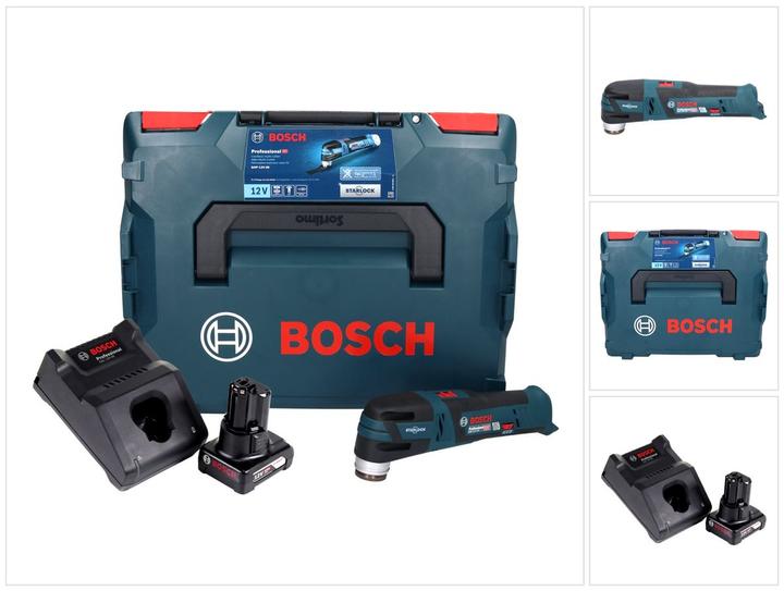 Actual product image Bosch Professional GOP 12V-28 Cordless Brushless Multi-Cutter with StarlockPlus + 1x Battery GBA 12