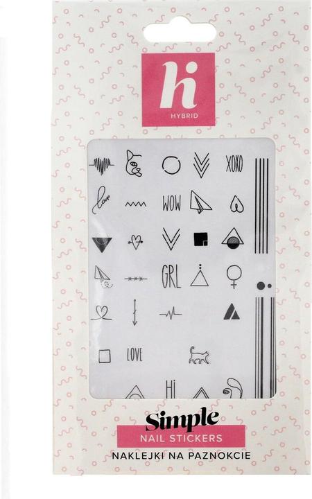 Actual product image Hi Nail Art Sticker Single 1pc