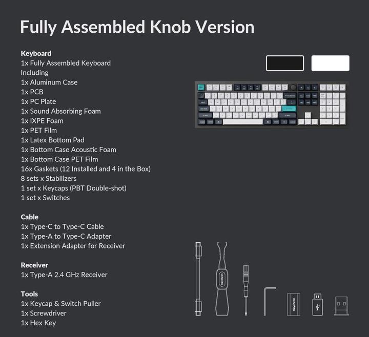 Actual product image Keychron Q6 Max (US, Cable, Wireless)