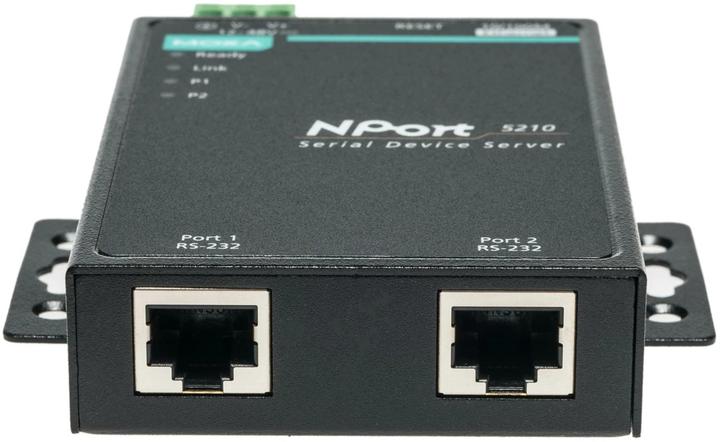 Image du produit Moxa NPort 5210, serveur LAN RS232, 2 ports (RJ45, RJ45 (1x))