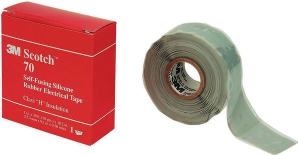 Actual product image 3M Self-fusing tape 25mm x 9m Grey (25 mm)