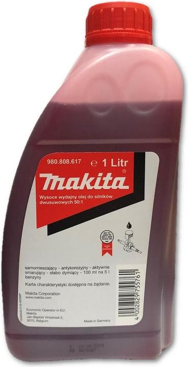 Actual product image Makita 980,008,617 Oil for 2-stroke time