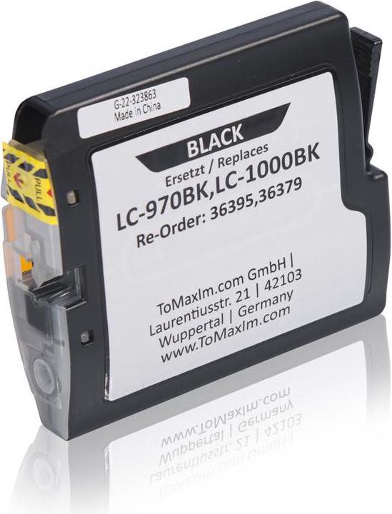 Actual product image Inkadoo Printer Cartridges Compatible with Brother LC-970BK XL Ink Cartridge, Black Black (FC)